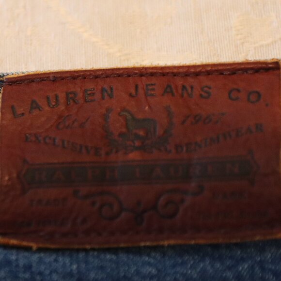 Lauren Jeans Co. Ralph Lauren Denim Blue 5 Pocket Zip Fly Jeans Size 12 petite - Picture 7 of 16
